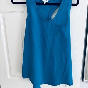 Joie Vibrant Blue Silk Tank Top